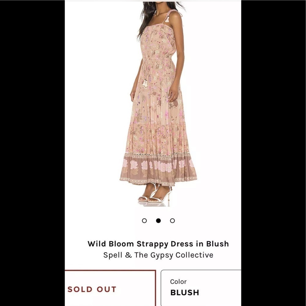 NWT Spell & The Gypsy Wild Bloom Dress Medium - Picture 2 of 8